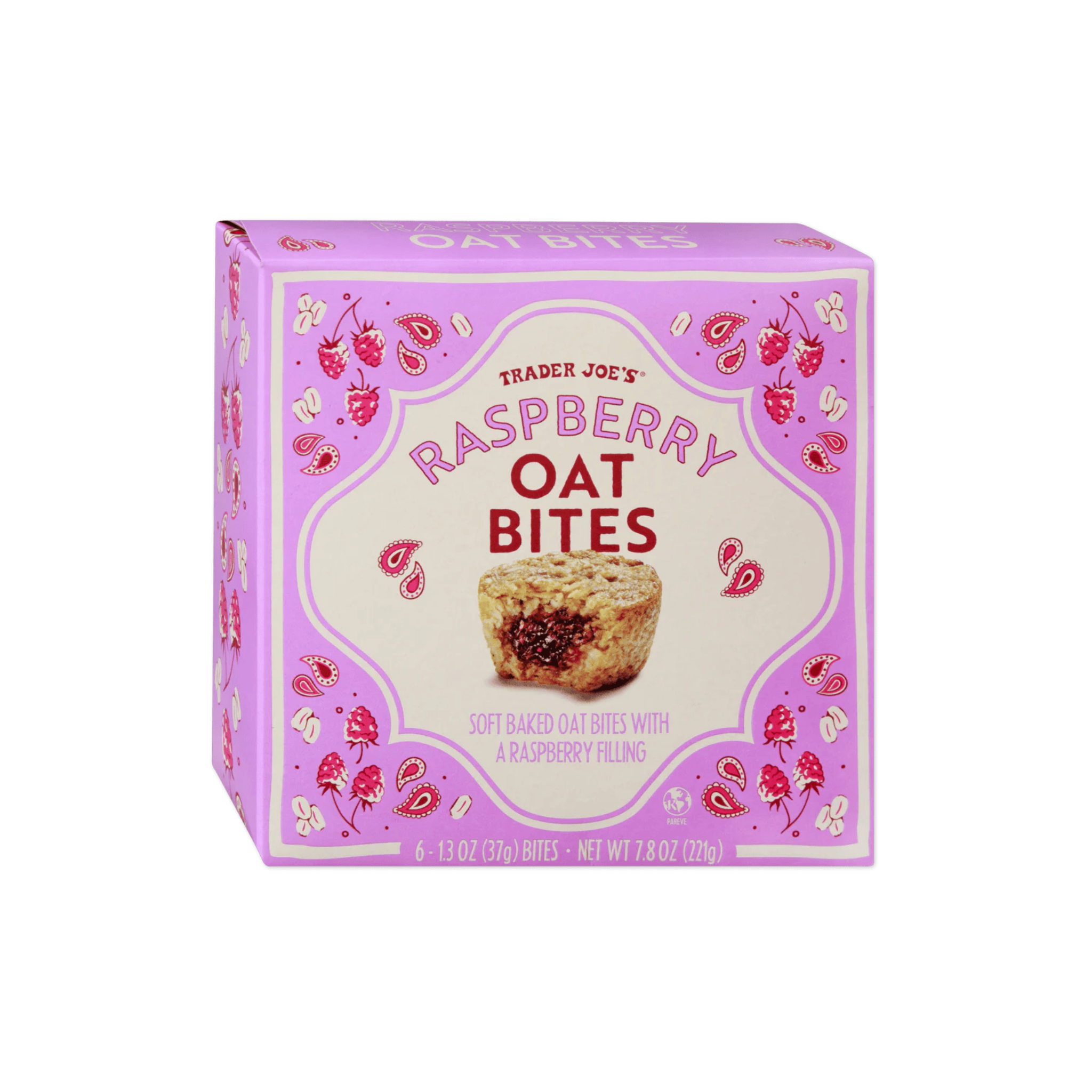 Raspberry Oat Bites