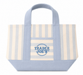 Trader Joe's Stripped Blue Mini Tote Bag
