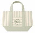 Trader Joe's Stripped Green Mini Tote Bag